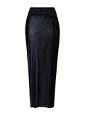 Solid Slim One Piece Swimwear - DippedShop Wholesale - #8051