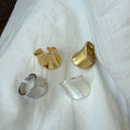 Wide Irregular Open Ring - DippedShop Wholesale - #2771