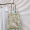 Floral Canvas Tote Bag - DippedShop Wholesale - #6867