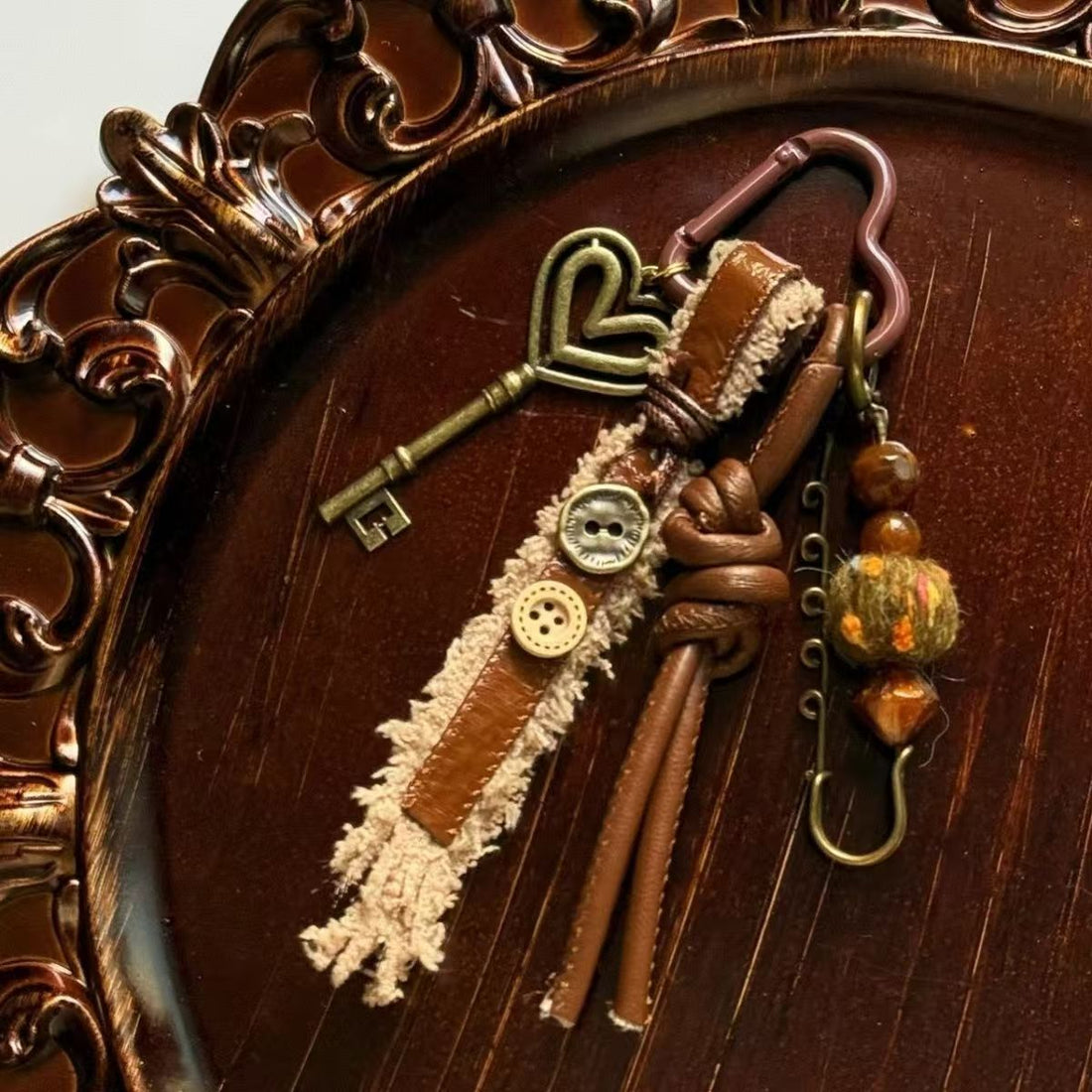 Braided Keychain Bag Charm - DippedShop Wholesale - #0195
