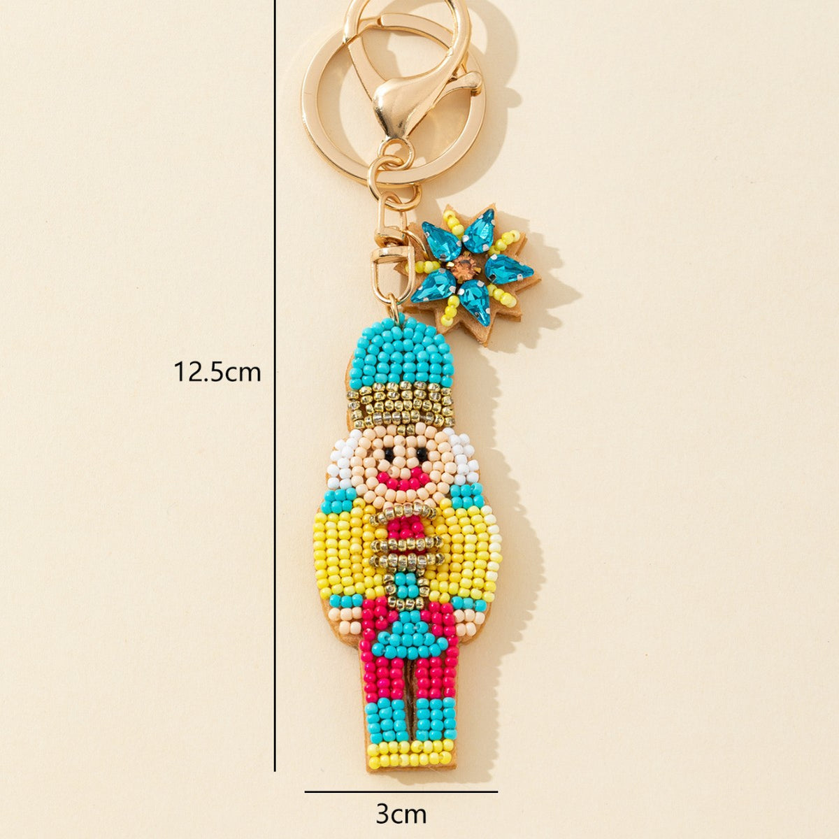 Beaded Soldier Bag Charm - DippedShop Wholesale - #0035