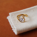 Swan Pearl Ring - DippedShop Wholesale - #7811