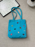 Cute Funny Animal Embroidery Lightweight Shoulder Bag 6W10BBG2501