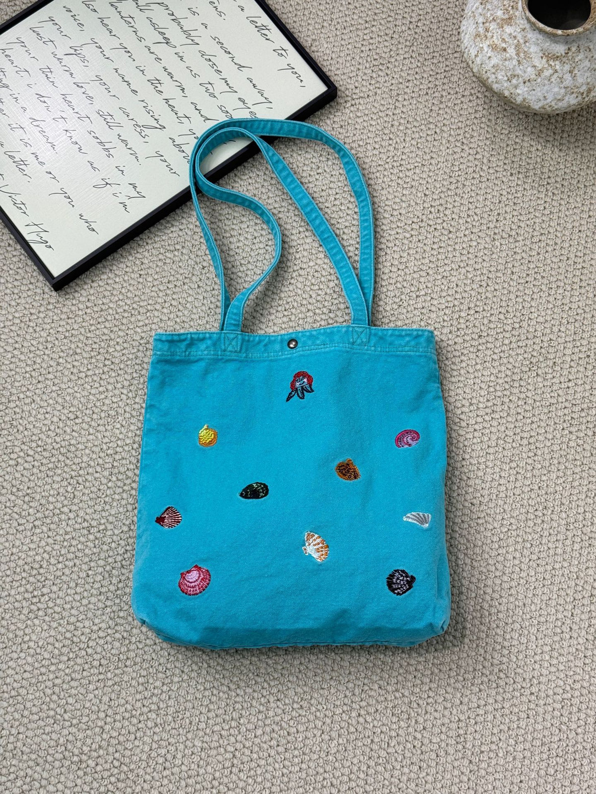 Cute Funny Animal Embroidery Lightweight Shoulder Bag 6W10BBG2501