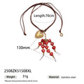 Acrylic Heart Choker Necklace - DippedShop Wholesale - #3827
