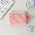 Stylish Bowknot Embossed Portable Makeup Bag MK2BW6S10BOB71