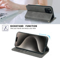 Trendy Faux Leather Wallet iPhone Case 6Z13HPC206