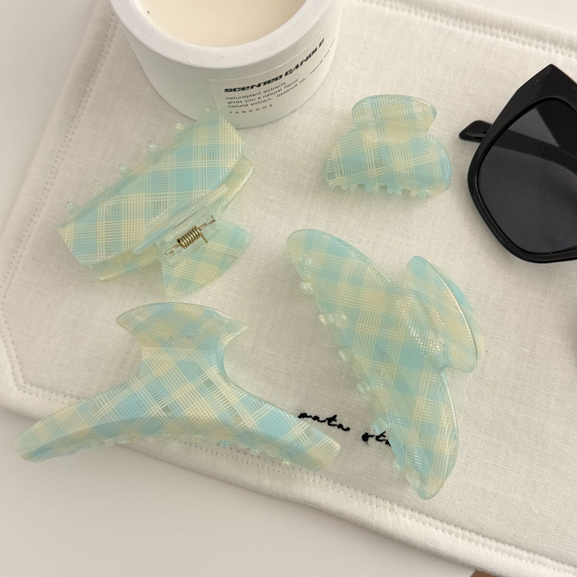 Striped Hair Claws - DippedShop Wholesale - #6899