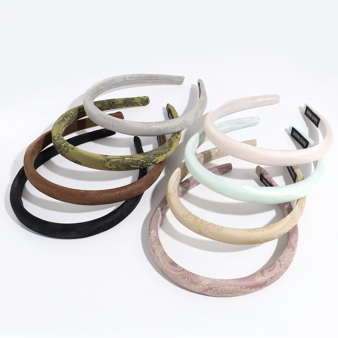 Satin Jacquard Hairband - DippedShop Wholesale - #9971
