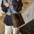 Retro Large Capacity Leopard Print - DippedShop Wholesale - #7587
