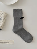 Bowknot Cotton Crew Socks - DippedShop Wholesale - #8499