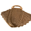 Crochet Shell Tote Bag - DippedShop Wholesale - #8131