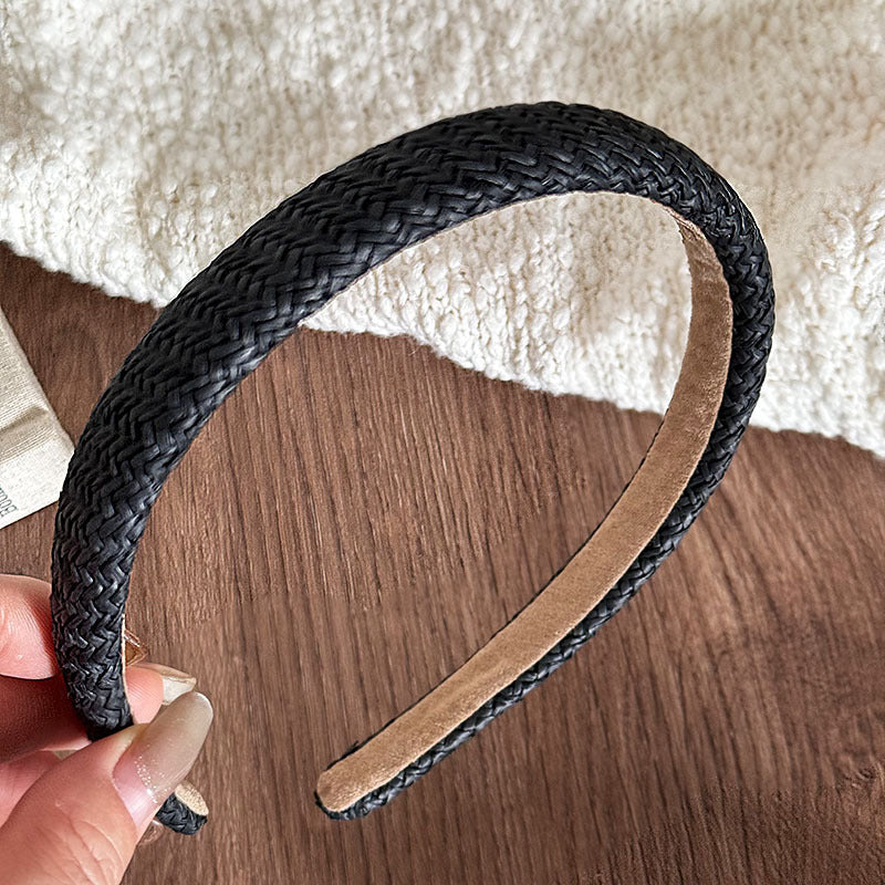 Stylish Hand Woven Hollow Out Wide Headband MK2SPM6W6HBD02