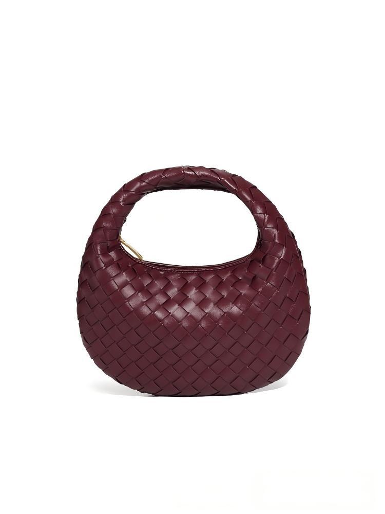 Trendy Hand-Woven Crescent Underarm Handbag 6W10BBG1392