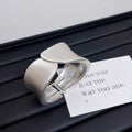 Stylish Gold Plated Open Cuff Bafngle Bracelet 6W6JBR577