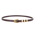 Minimalist Unique Buckle SKinny Leather Belt MK2MBAS6W6JBT153