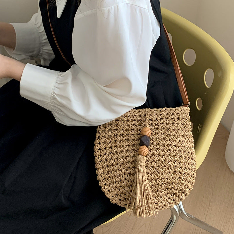 Bohemian Woven Crossbody Bag - DippedShop Wholesale - #0131