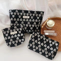 Cute 3D Heart Print Outdoor Portable Cosmetic Bag 6S10BOB1109
