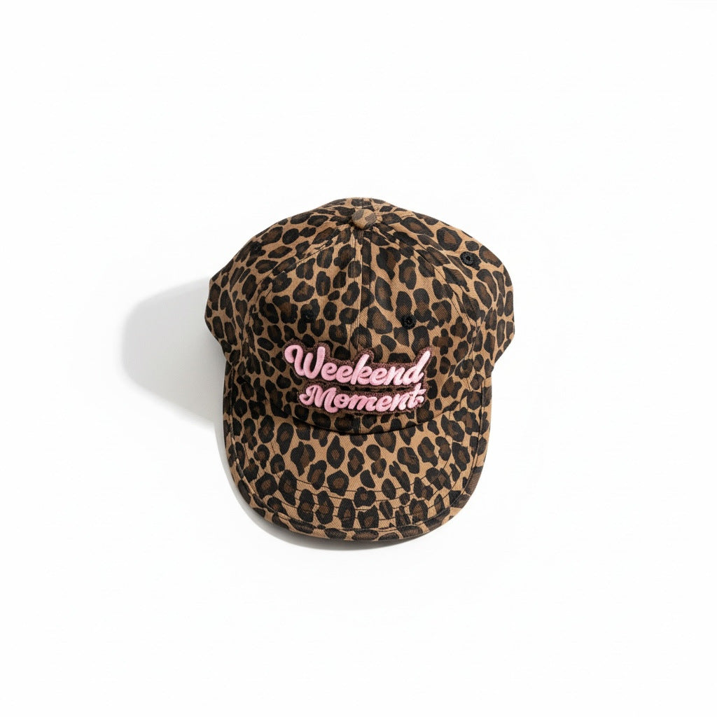 Trendy Leopard Print Letter Embroidered Baseball Cap MK2BW6W6HAT85