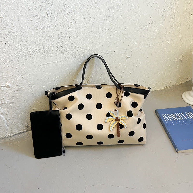 Fashion Polka Dots Large Capacity Shoulder Bag 6W10BBG1375