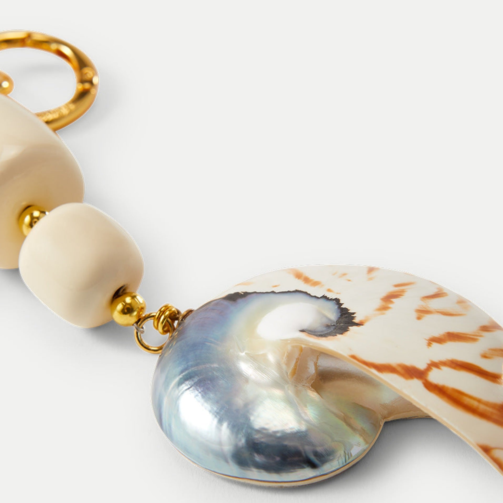 Ocean Style Shell Pendant Beaded Bag Charm MK2ZCEP6W10BBC74