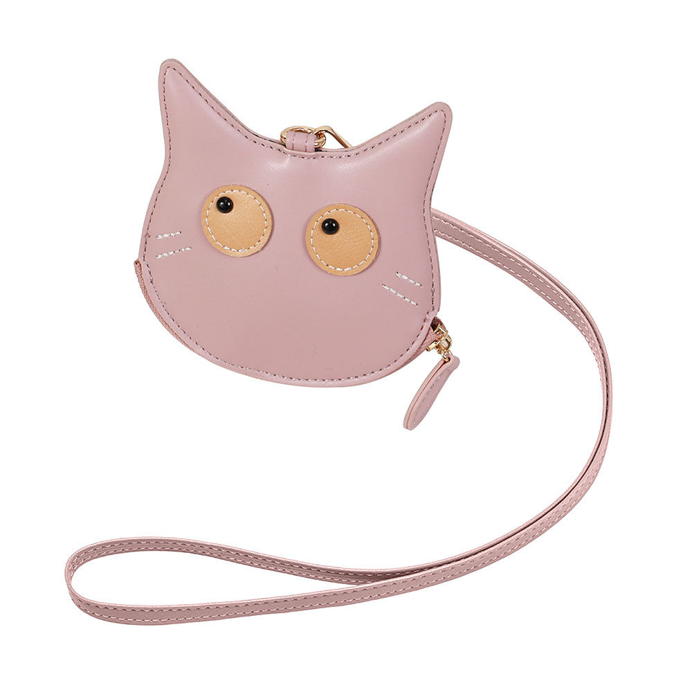 Cute Cartoon Cat Mini Card Holder Wallet 6S10BWB99