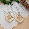 Boho Rattan Drop Dangle Earrings - DippedShop Wholesale - #0115