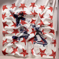 Fashion Star Print Soft Square Head Scarf MK2BLW6W6NSI48