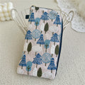 Stylish Floral Embroidery Lightweight Sunglasses Case MK2BLC6S13HSY74