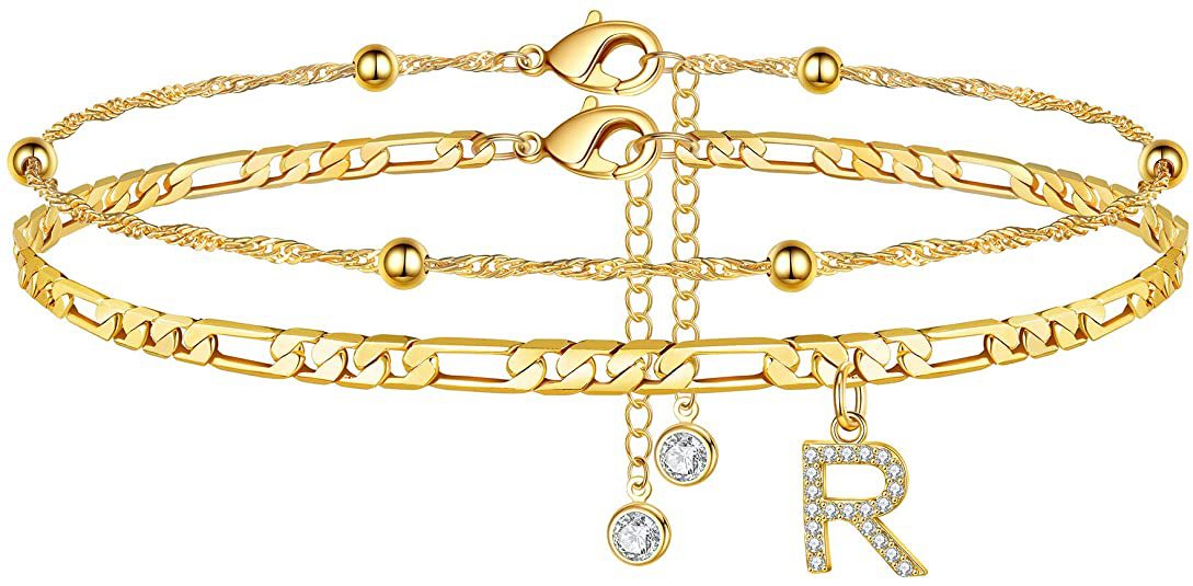 Trendy Initial Letter Gold Pla - DippedShop Wholesale - #1987