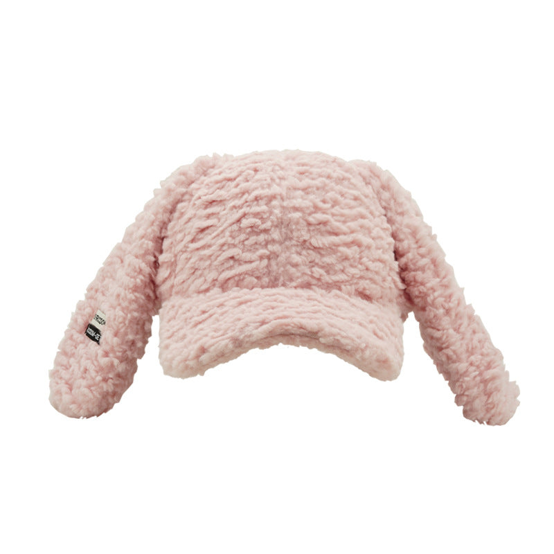 Cute Plush Long Ears Bunny Baseball Cap DP25G726