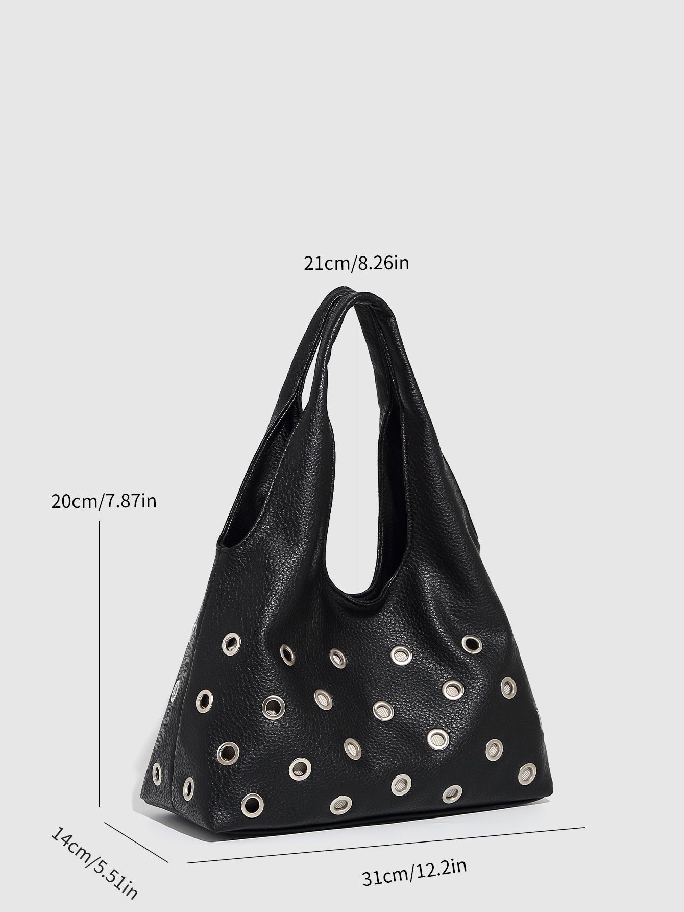 Studded Punk Underarm Bag - DippedShop Wholesale - #8419