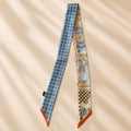 Cute Polka Dots Print Silk Scarf 6W6NSI251