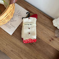 Floral Bow Crew Socks - DippedShop Wholesale - #6355