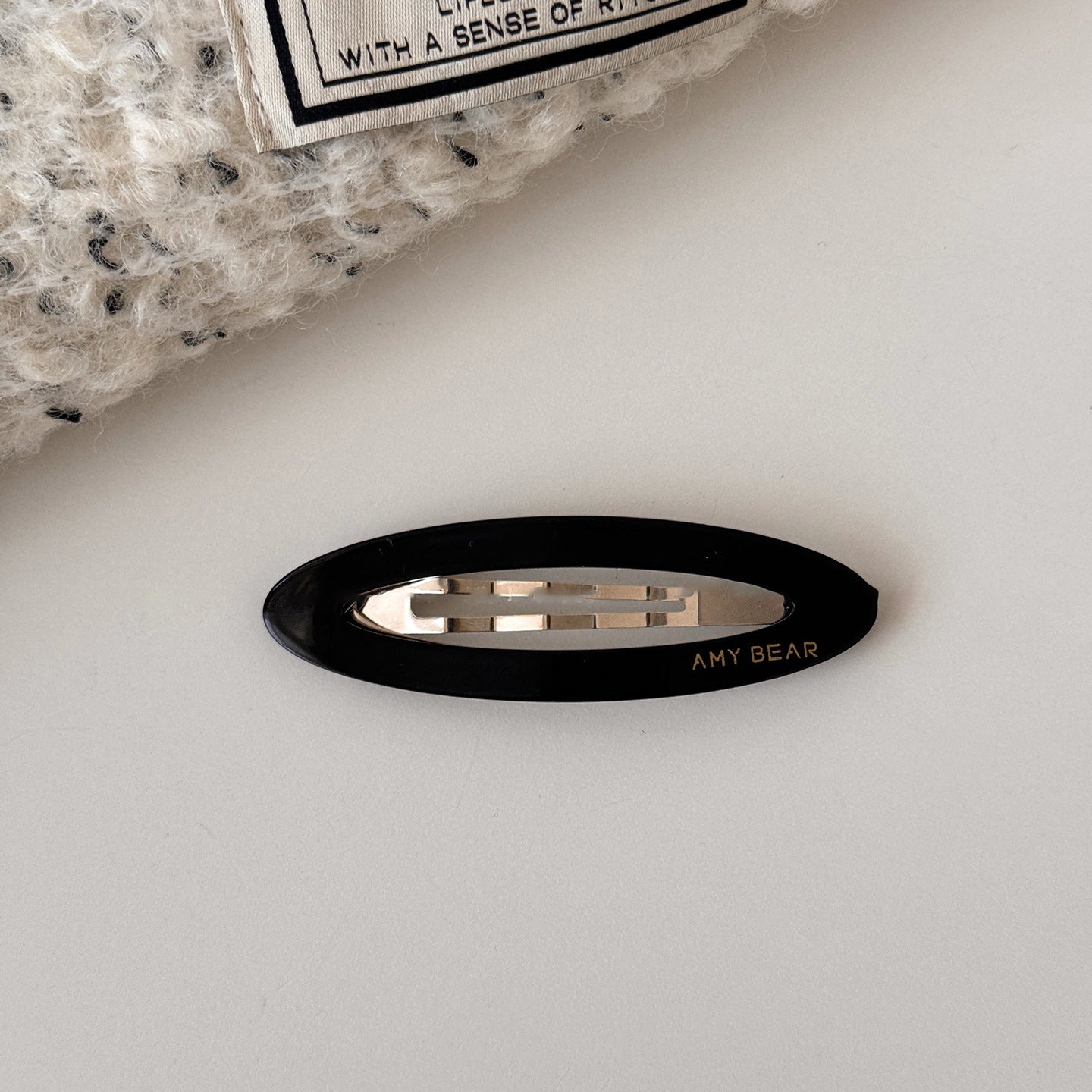 Minimalist Oval Hair Clip - DippedShop Wholesale - #9811