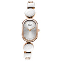 Trendy Oval Quartz Irregular Chain Bnagle Watch MK2SSAS6W6JWA13