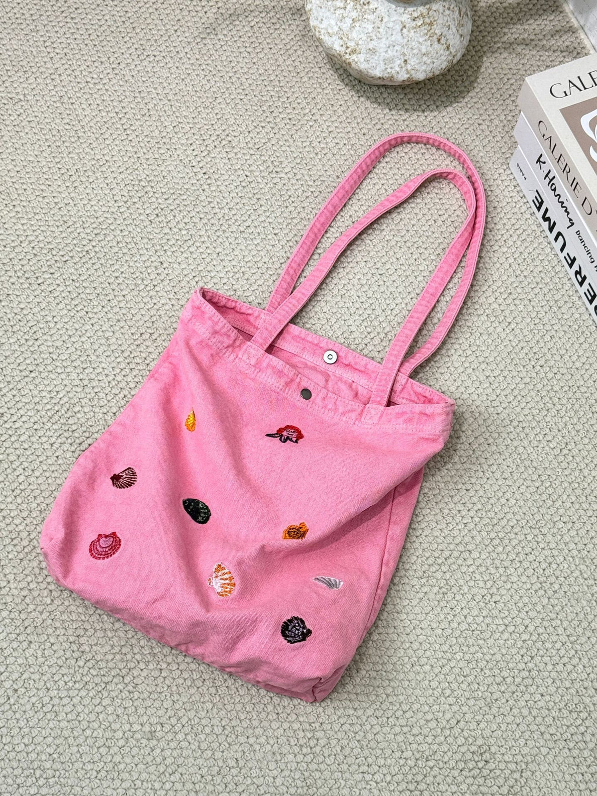 Cute Funny Animal Embroidery Lightweight Shoulder Bag 6W10BBG2501
