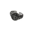Vintage Punk Silver Plated Cross Statement Ring 6W6JRG292