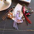Creative Cat Pendant Rope Braided Bag Charm 6W10BBC369