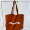 Minimalist Letters Print Reversible Shoulder Bag 6W10BBG1329