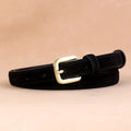 Fashion Suede Solid Color Adjustable Waist Belt 6W6JBT151