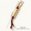 Beaded Rope Braided Boot Pendant Keychain Bag Charm 6W10BBC344