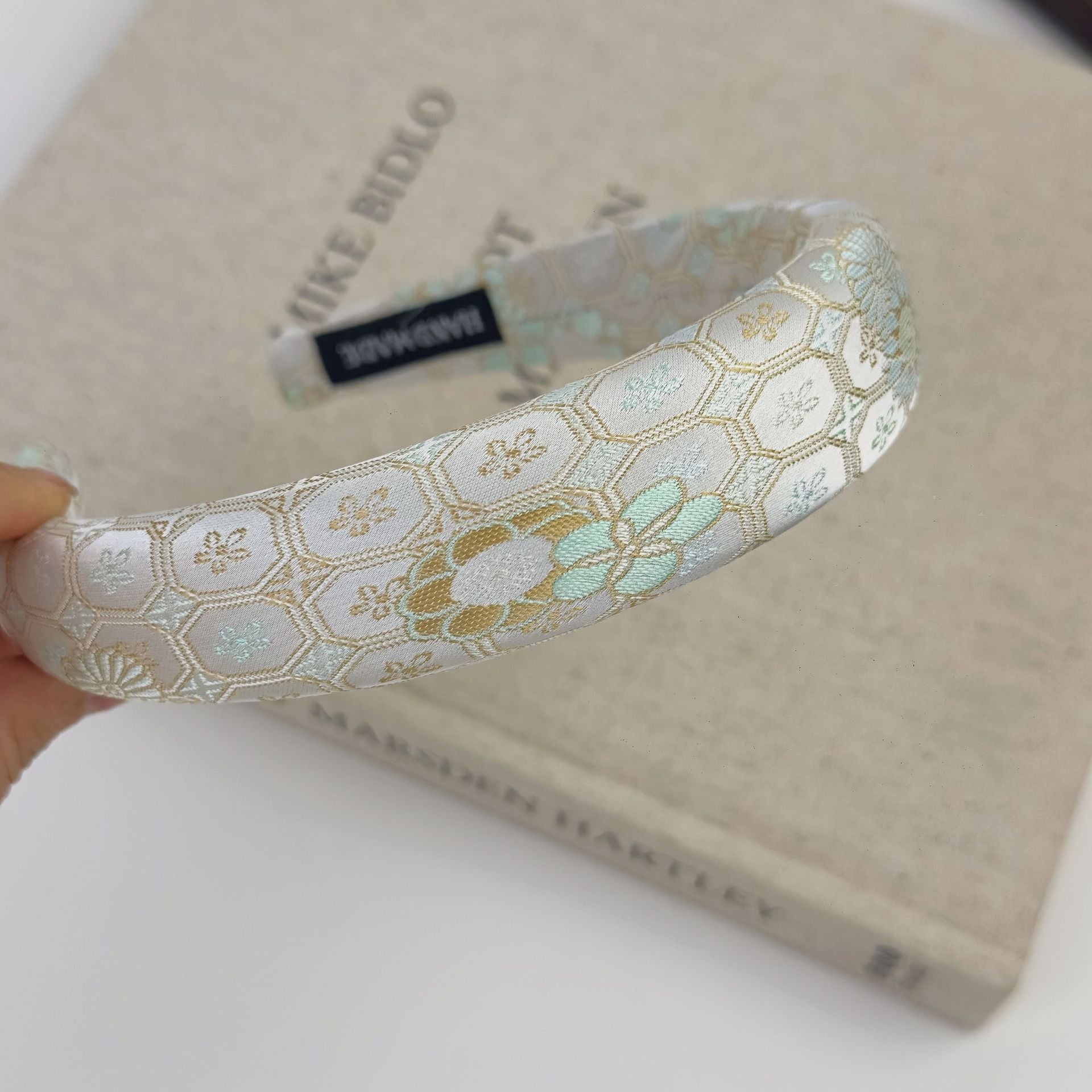 Embroidered Flower Hairband - DippedShop Wholesale - #5091