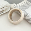 Trendy Geometric Resin Round W - DippedShop Wholesale - #6323