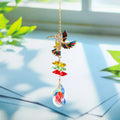 Colorful Hummingbird Crystal Window Hanging Suncatcher 6H7HLS188