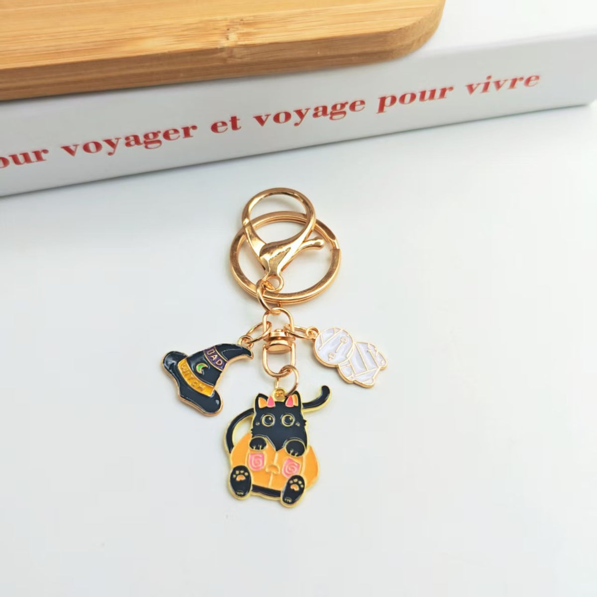 Cartoon Enamel Keychain - DippedShop Wholesale - #2851