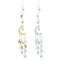 Star Moon Suncatcher Chain - DippedShop Wholesale - #9235