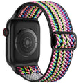Minimalist Solid Color Nylon Weave Watch Band 6W6JWA111