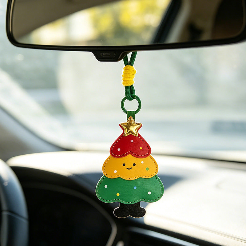 Cute Christmas Tree Reindeer Keychain Bag Charm 6W10BBC828