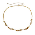 Boho-Style Irregular Stones Pearl Waist Belt 8ZA6JBC63L